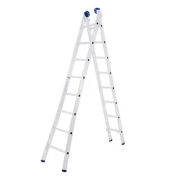 ESCADA EXTENSIVA ALUMÍNIO 8X2 DEGRAUS