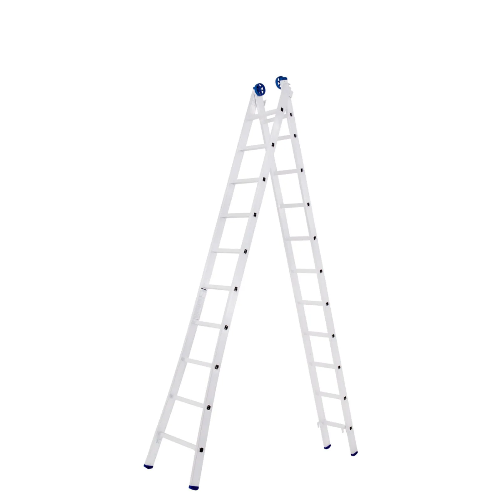 Escada Extensiva Mor Alumínio 10x2 Degraus - 1