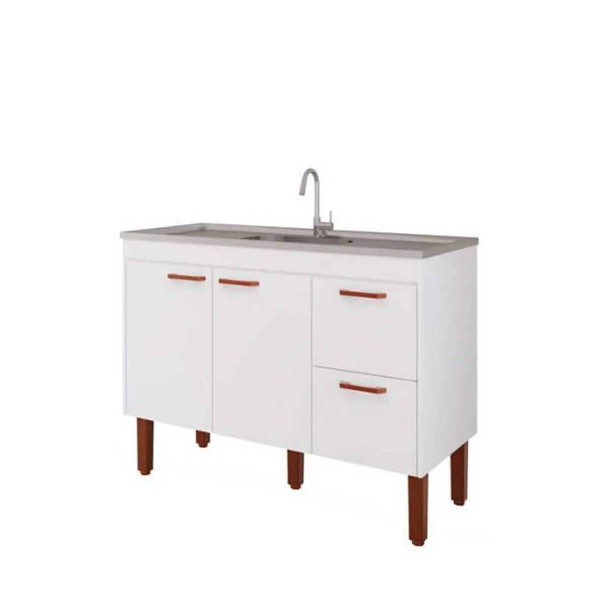 MGM GABINETE COZINHA 1,14MTS SLIM