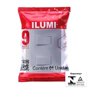 ILUMI I9 CONJUNTO 2X4 2 INTERRUPTOR SIMPLES - 1