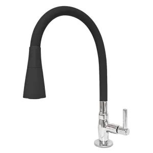 TORNEIRA IMPÉRIO 1167 PIA BANCADA CANO FLEXIVEL TIPO CONE PRETA C69 1/4 VOLTA 4229 