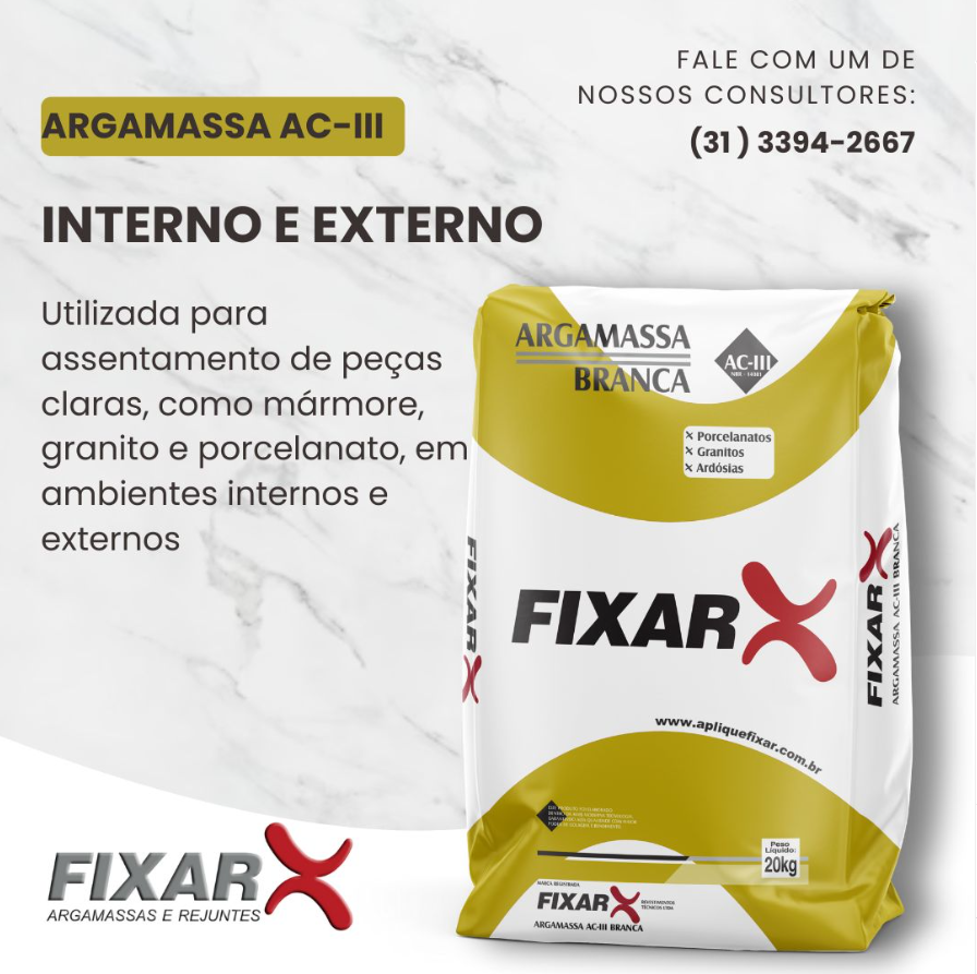 Argamassa Fixar AC III