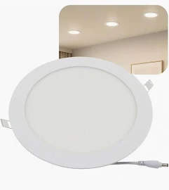 PLAFON LED EMBUTIR 18W REDONDO 22CM BIVOLT